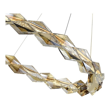 Люстра подвесная ST-Luce Золотистый/Прозрачный,Янтарный LED 1*30W 3000K SL6009.203.01 - фото