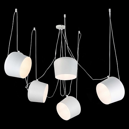 Светильник подвесной Белый/Белый E27 5*40W SLE120653-05 - фото