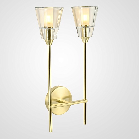 Бра Rh Torche De Verre Double Wall Lamp Imperiumloft 75065-22 - фото
