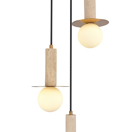 Светильник подвесной ST-Luce латунь/белый G9 3*5W 4000K SL1194.303.03 - фото