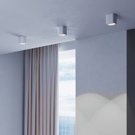 Светильник потолочный светодиодный Matrix 9W 4000К белый 25051/LED Elektrostandard - фото