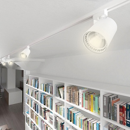 Светодиодный светильник Feron AL100 трековый однофазный на шинопровод 12W 2700K 35 градусов черный - фото