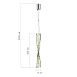 Светильник подвесной ST-Luce Хром/Прозрачный LED 1*11W 4000K SL6205.103.01 - фото