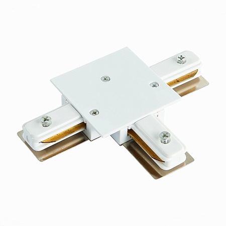 Коннектор T-образный для однофазного встраиваемого шинопровода ST-Luce Белый ST013.539.00 - фото