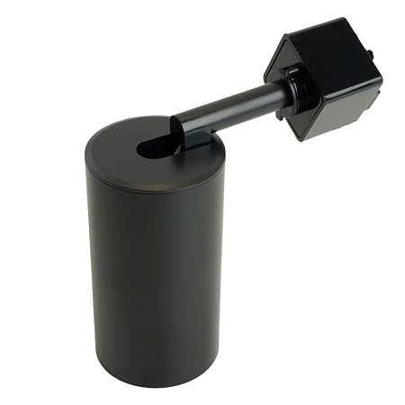 Светильник Feron AL198 трековый однофазный на шинопровод под лампу GU10, черный с антибликовой сеточкой - фото