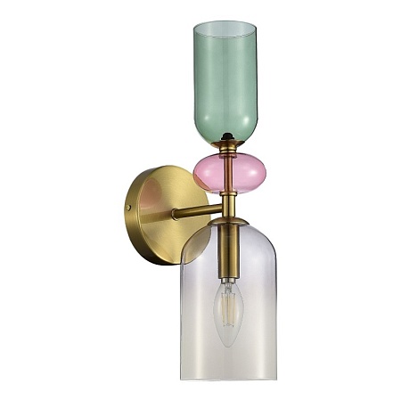 Бра ST-Luce Золотистый/Дымчатый E14 1*40W SL2000.201.01 - фото