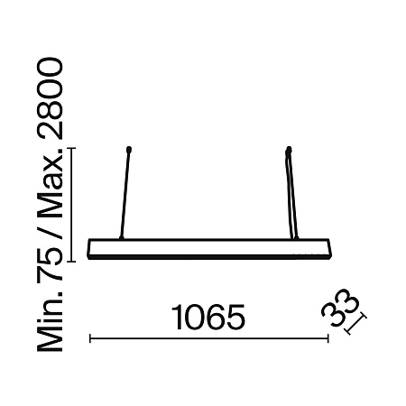 Подвесной светильник Technical Points  P050PL-L40W4K - фото
