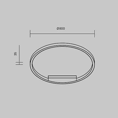 Потолочный светильник Maytoni Rim MOD058CL-L50WK - фото
