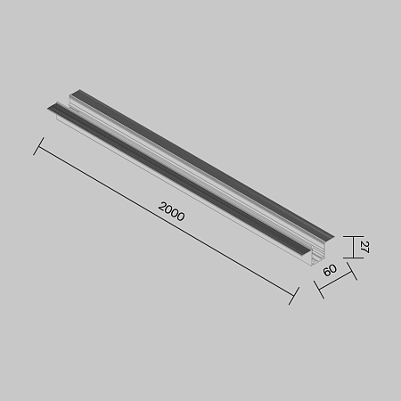 Профиль Outdoor O-TR002BF-P-B2M - фото