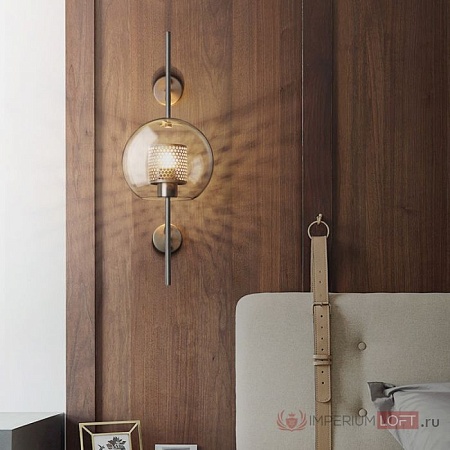 Настенный Светильник Catch Wall Ball L58 Brass Imperiumloft 189443-26 - фото
