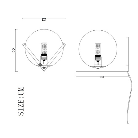 Настольная Лампа Stem Tab D22,5 Imperiumloft 141031-26 - фото