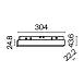 Трековый светильник Technical BASIS TR030-4-12W3K-WW-DS-B - фото