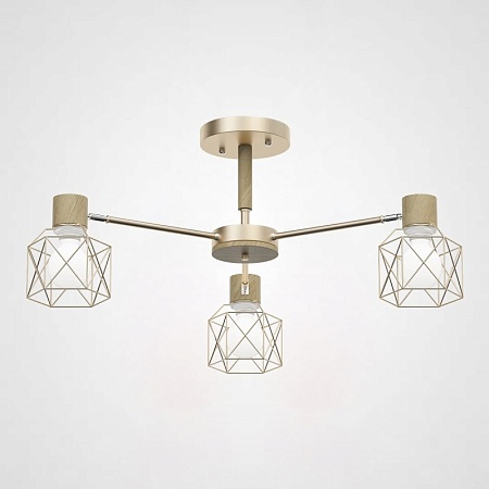 Потолочная Люстра Corf B3 Champagne 3 Lamps Imperiumloft 189486-26 - фото