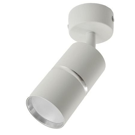 Светильник Feron ML1861 ZEN  настенно-потолочный под лампу GU10, белый, хром - фото