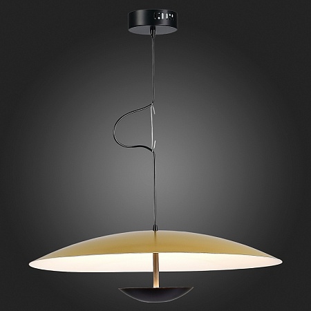 Светильник подвесной ST-Luce Золотистый,Черный/Золотистый LED 1*40W 3000K SL6502.213.01 - фото