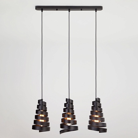 Подвесной акцентный светильник Eurosvet 50058/3 черный - фото