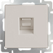 Розетка Ethernet RJ-45 слоновая кость WL03-RJ-45-ivory - фото