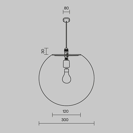 Подвесной светильник Outdoor Erda O594PL-01B - фото