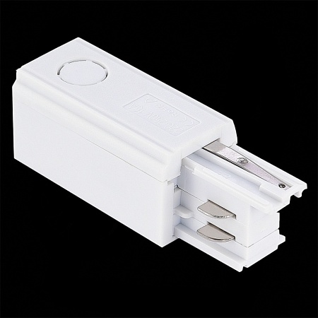 Правый Токоподвод для трехфазного шинопровода ST-Luce Белый ST030.509.10R - фото