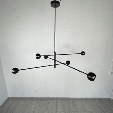 Люстра На Штанге Salme L6 A Black Imperiumloft 212778-26 - фото
