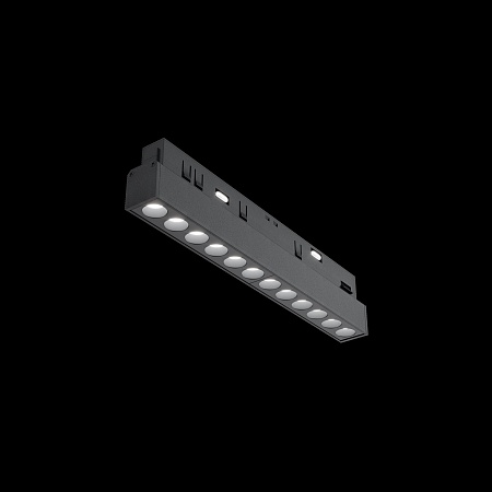 Трековая система Technical встраиваемая магнитная чёрная 350x340 TS-P-350-TR031-2-12W3K-B