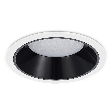 Св-к встр. Черный LED 1*12W 4000K 1 080Lm Ra80 120° IP20 D105xH50 100-240V ST755.448.12 - фото