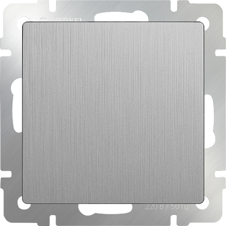 Заглушка серебряный рифленый WL09-70-11 - фото