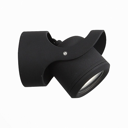 Светильник уличный настенный ST-Luce Черный/Черный, Прозрачный G5,3 1*3W SL093.401.01 - фото