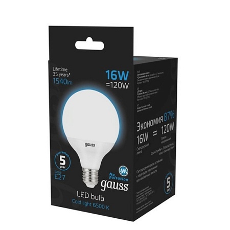 Светодиодная лампа GAUSS 105102316_GAUSS - фото