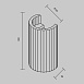 Настенный светильник (бра) Technical C124WL-GU10-02-W - фото