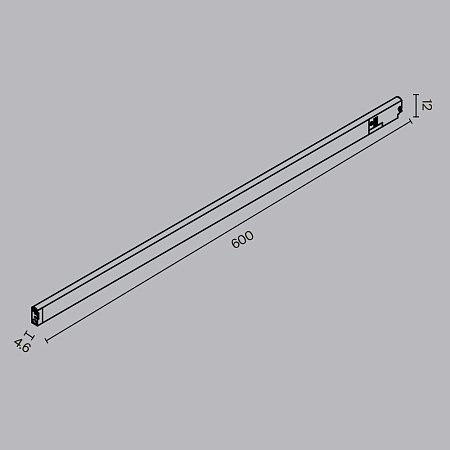 Трековый светильник Technical BASIS TR190-1-10W2.7K-B - фото