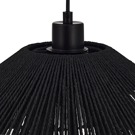 Светильник подвесной черный/черный E27 1*40W SLE6023-403-01 - фото