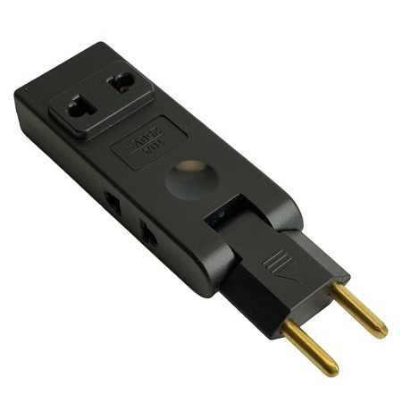 Разветвитель сетевой 4-местный б/з STEKKER ADP10-24-22, 250В, 10A, черный - фото