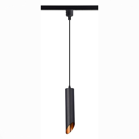 Светильник трековый Черный GU10 1*50W IP20 D60xH300 220V Без ламп ST152.406.01 - фото