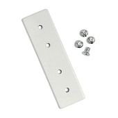 Прямой соединитель для накладного / подвесного магнитного шинопровода ST-Luce белый ST005.529.00