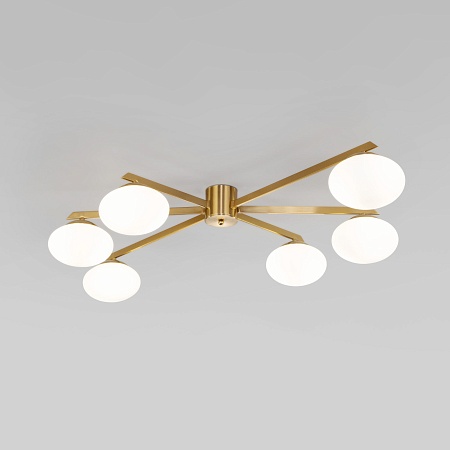 Потолочный светильник Eurosvet 70220/6 латунь Smart - фото