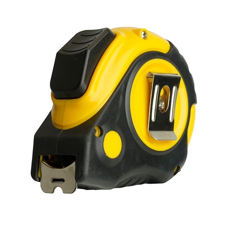 Рулетка, 7,5 м х 25 мм, прорезиненное покрытие, II класс точности, автостоп MTS-77-R - фото