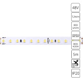 Светодиодная лента 48V 7,2W/m 4000К 5м Arte Lamp TAPE A4812010-02-4K