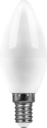 Лампа светодиодная SAFFIT SBC3709 Свеча E14 9W 230V 4000K - фото