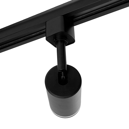 Светильник Feron AL161 трековый однофазный на шинопровод под лампу GU10, черный - фото