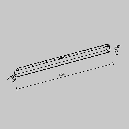 Трековый светильник Technical TR030-2-24W2.7K-B - фото