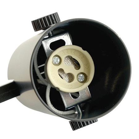 Светильник Feron AL182 трековый однофазный на шинопровод под лампу GU10, черный - фото