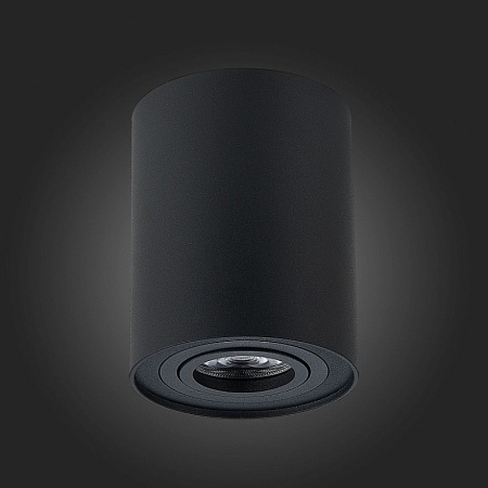 Светильник потолочный Черный GU10 1*50W IP20 D98xH124 220V Без ламп ST108.417.01 - фото