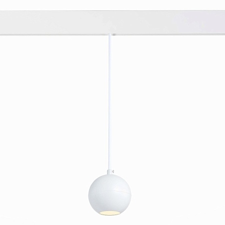 Магнитный трековый светильник подвесной Белый LED 1*12W 3000K 750Lm Ra>80 36° IP20 D100 ST354.533.12 - фото