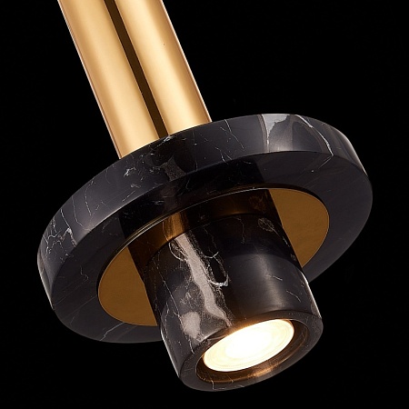 Светильник подвесной ST-Luce Золотистый/Черный GU10 1*5W SL1210.403.01 - фото
