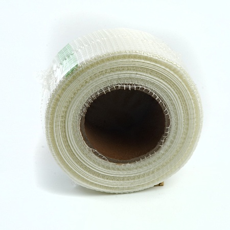 Лента уплотнительная "серпянка"  STEKKER 60 г/м2*45 мм, 45 м, белая INTP11-6045-45 - фото