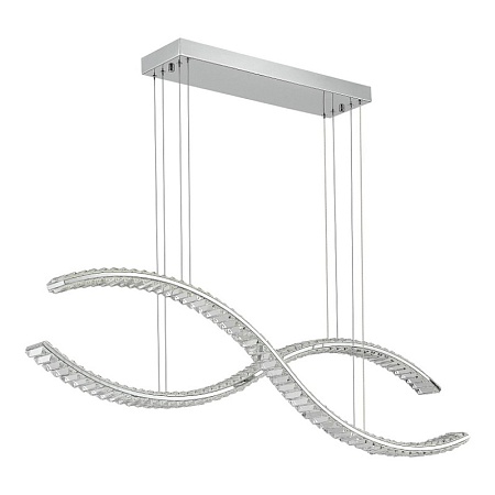 Светильник подвесной ST-Luce Хром/Прозрачный LED 1*50W 3000K SL6206.103.50 - фото