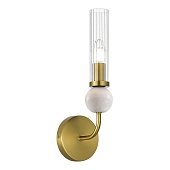 Светильник настенный ST-Luce латунь/прозрачный E14 1*40W SL1244.301.01
