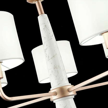 Светильник подвесной ST-Luce Матовое золото/Белый E14 5*40W SL1163.203.05 - фото