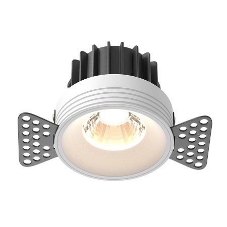 Встраиваемый светильник Technical Round DL058-12W3K-TRS-W - фото